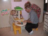 Playing Kitchen With Granpa....