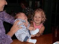 Holding Baby Alec...